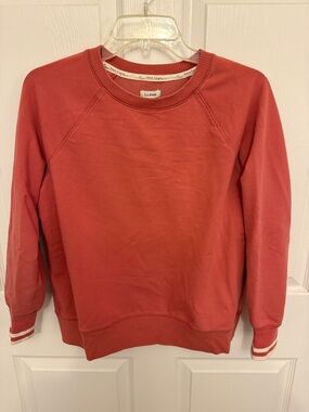 L.L. Bean Women's Crewneck Sweatshirt in Rust